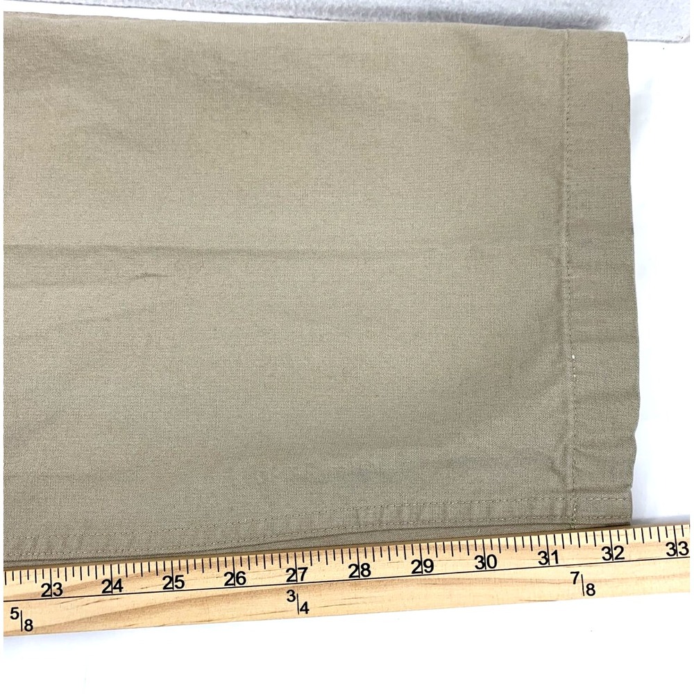 J Riggins‎ Pants Mens 33 M Sportswear Khaki Trousers Tan Cotton Workwear - Picture 8 of 11